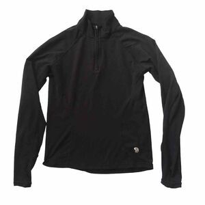 Mountain Hardwear Women's 1/2 Zip Pullover Top Black Size Small S Active Outdoor